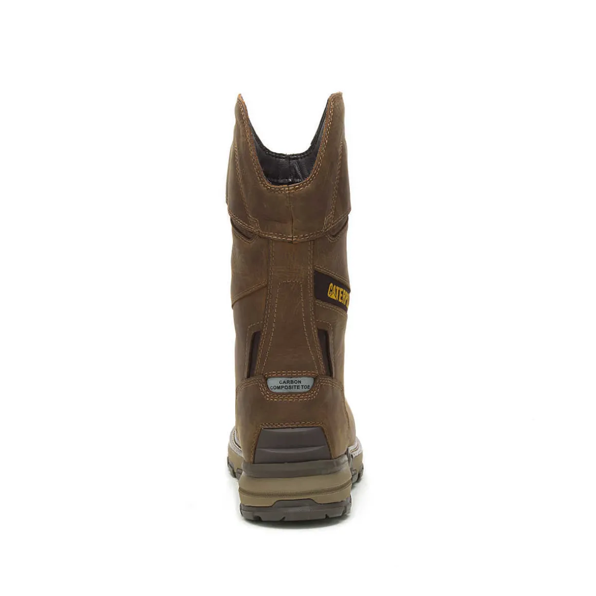 CATERPILLAR Men' s Excavator Superlite Pull-On Waterproof Carbon Composite Toe Work Boot