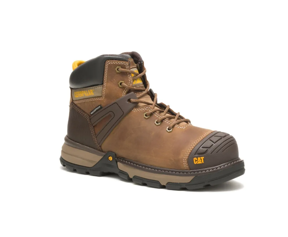 Caterpillar Men' s Excavator Superlite Waterproof Soft Toe Work Boot