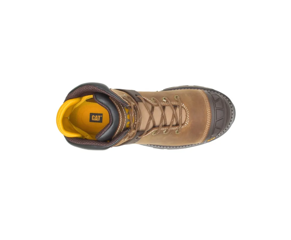 Caterpillar Men' s Excavator Superlite Waterproof Soft Toe Work Boot