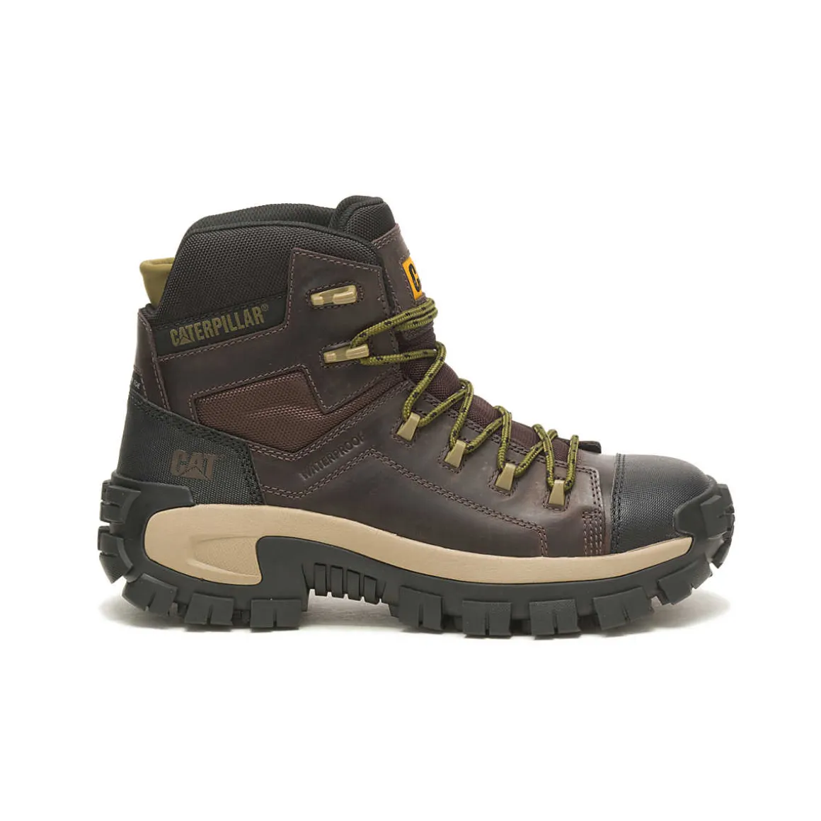 CATERPILLAR Men' s Invader Hiker Waterproof Composite Toe Work Boot