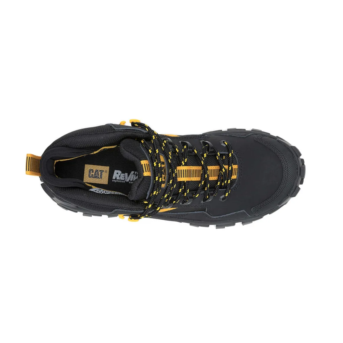 CATERPILLAR Men' s Invader Mid Vent Waterproof Composite Toe Work Boot