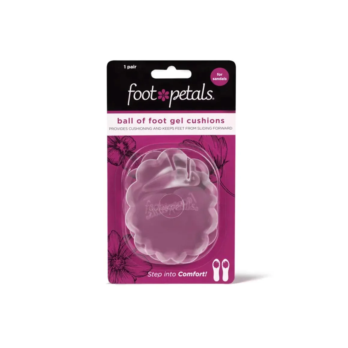 FOOT PETALS GEL BALL OF FOOT CUSHIONS FOR SANDALS
