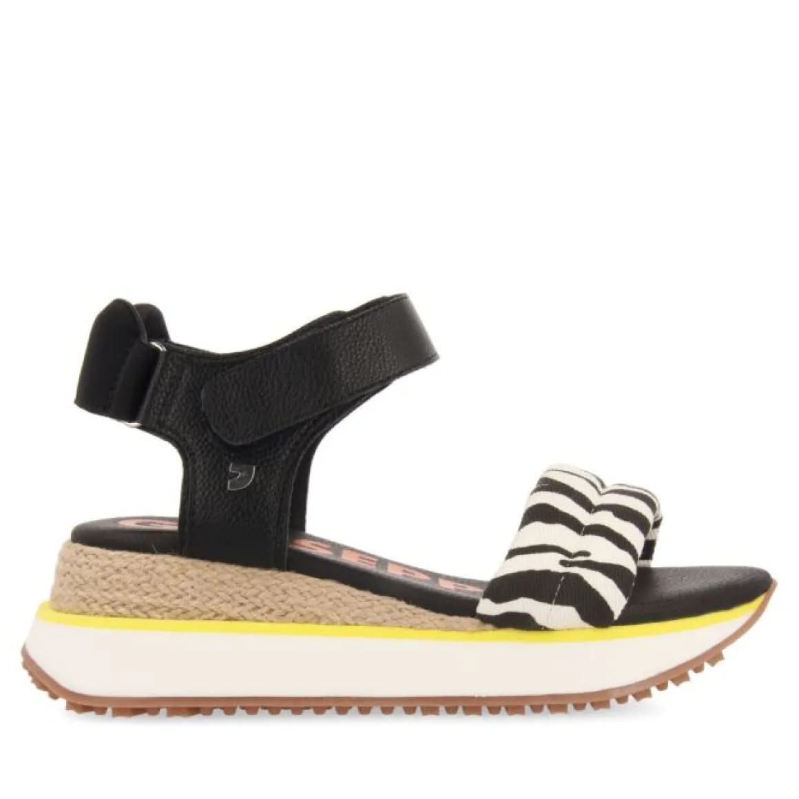 GIOSEPPO WEDGE SANDALS WITH ANIMAL PRINT FOR WOMEN ERACLEA