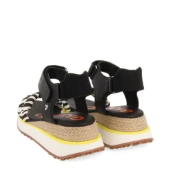 GIOSEPPO WEDGE SANDALS WITH ANIMAL PRINT FOR WOMEN ERACLEA
