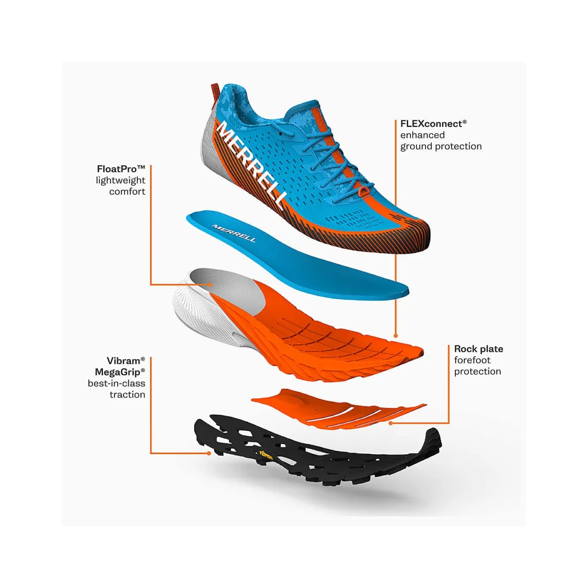 MERRELL Men' s Agility Peak 5