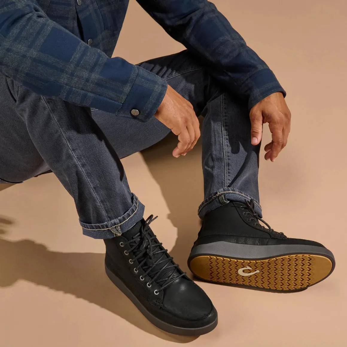 Olukai Mōlina Men' s Waterproof Leather Boots